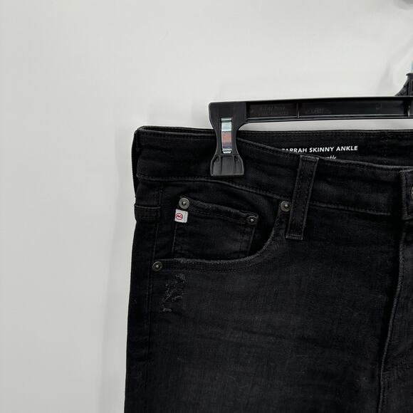 AG Jeans Adriano Goldschmeid NWT The Farrah Skinny Ankle in Black Cafe // 31 - Picture 7 of 14